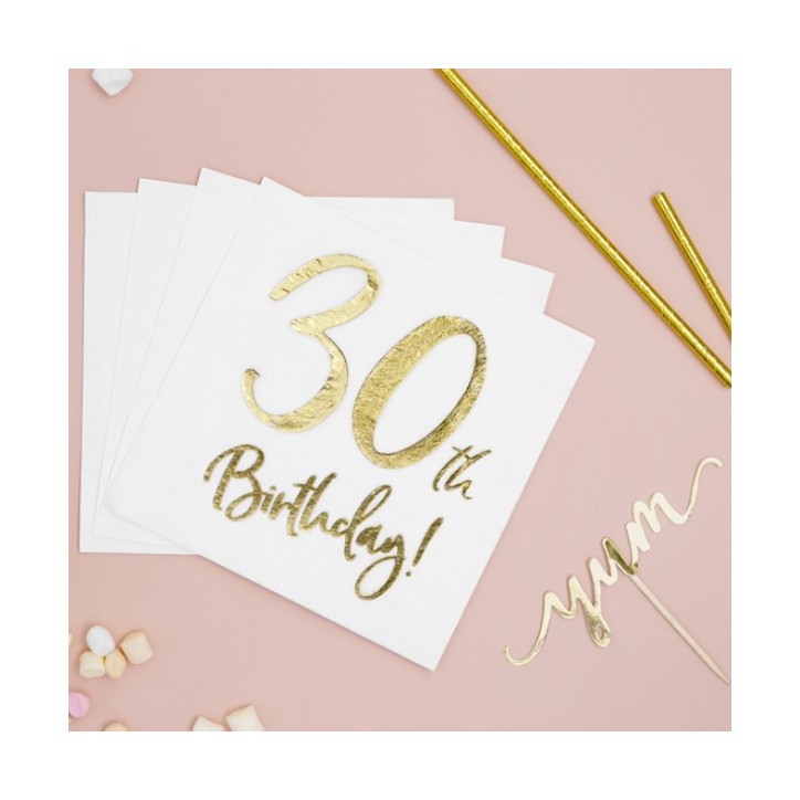 30. Geburtstag Servietten 30th Birthday!