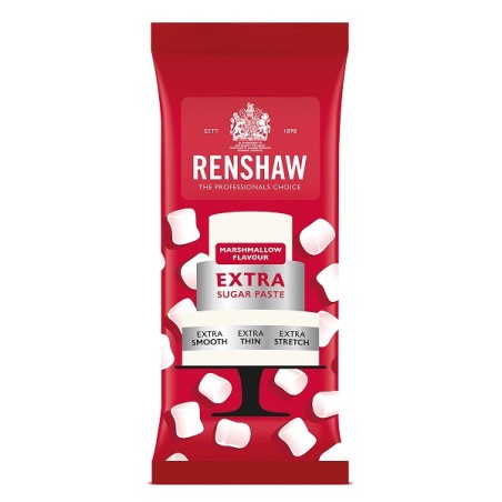 Renshaw Rolled Fondant Extra 1kg - White Marshmallow