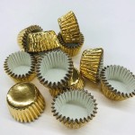 Decora Gold Paper Praline Cases, 180 pcs