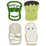 Decora Mummy and Frankenstein Cookie Cutters, 2 pcs