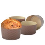 Decora 5x Canasta / Panettone 500g Cake Cases HIGH 14cm x 9.5cm