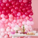 Ginger Ray Pink Ombre Ballonwand Partydekoration 210 Ballons