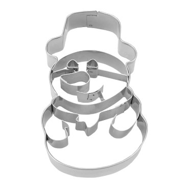 Stainless Steel Snowman Cookie Cutter 095168