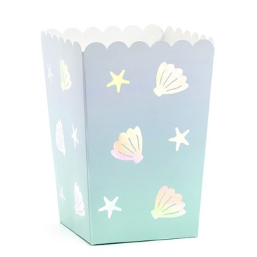 6 Ocean Popcorn Boxes