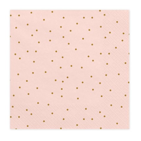 20 Rose Polka Dots Napkins  SP33-23-081J