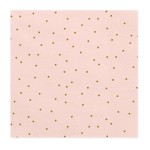 PartyDeco Napkins Rose Polka Dots, 20 pcs