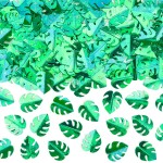PartyDeco Tisch-Konfetti Tropical Leaves, 15g
