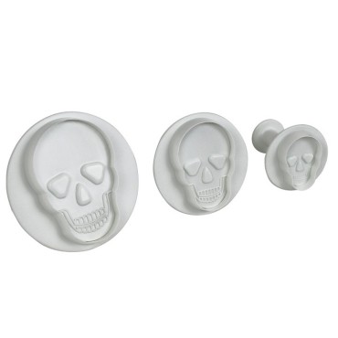 Skull Plunger Cutter - Set of 3 PME 5060543482034