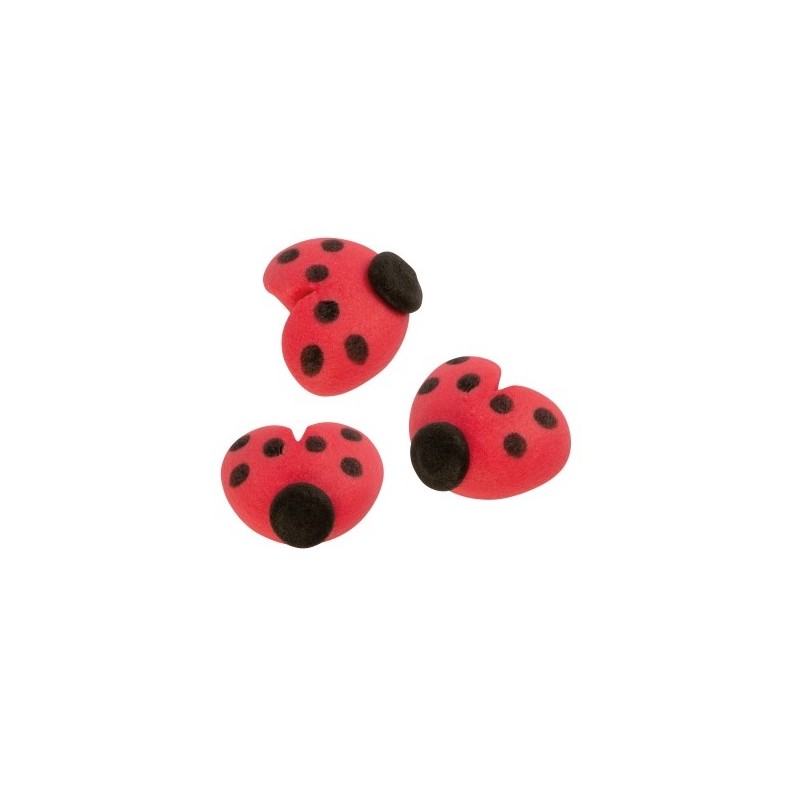 Günthart Ladybug Sugar Pipings, 15 pcs