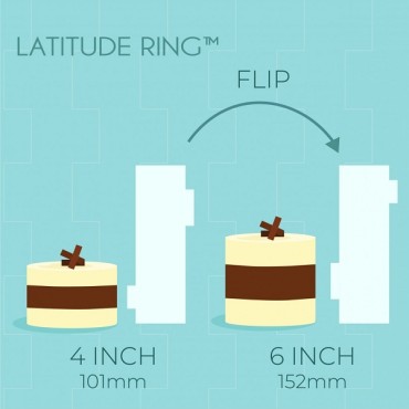 PME Acrylic Side Scraper Latitude Ring 4" & 6" Tall