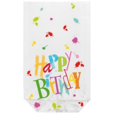 10 Happy Birthday confectionery Bags 4261-17022