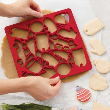 Wilton Christmas Multi-Cookie Cutter Sheet 2304-0-0013