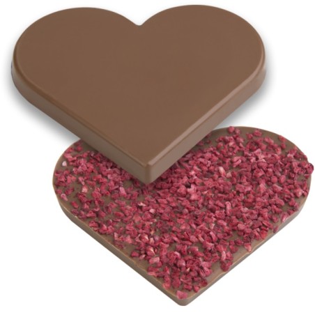 2x100g Chocolate Bar Mould Hearts