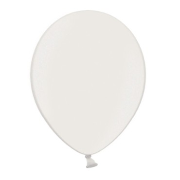30cm Metallic Pure White Balloons 10pcs