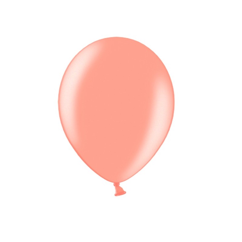 PartyDeco Balloons Metallic Rose Gold, 10 pcs