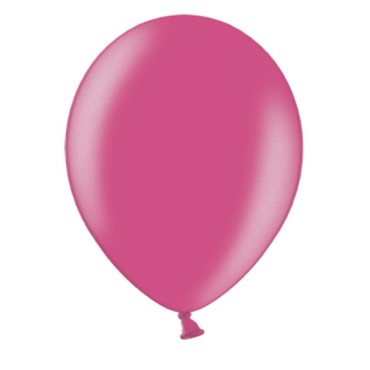 30cm Metallic Hot Pink Balloons