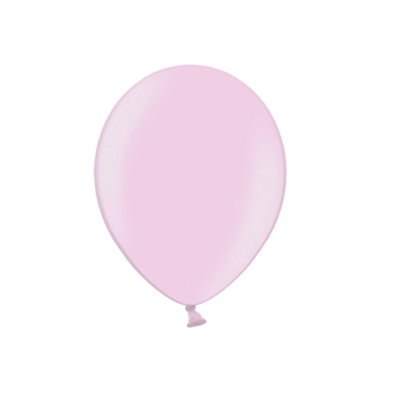PartyDeco Balloons Metallic Candy Pink, 10 pcs