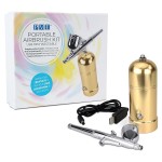 PME Portable Cake Decorating Airbrush Kit Gold - USB Rechargeable