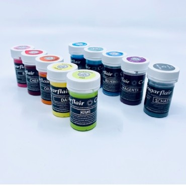 Sugarflair Colours Pastell Mixed Paste Set A602