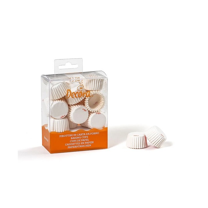 200x Pralinenkapseln Weiss 0339754 200x Pralinenkapseln Weiss 0339754