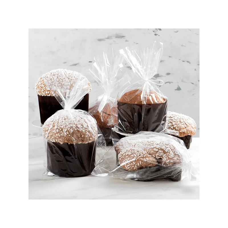 Decora 5x Large Treat Bags 25x34cm - ideal for Panettone & Colomba