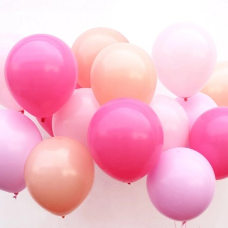 16 assorted Pink Party Balloons