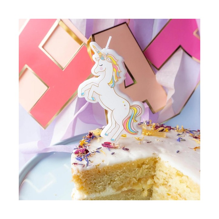 Party Candle we ❤ Unicorn - UNICORN-CANDLE-L Party Candle we ❤ Unicorn - UNICORN-CANDLE-L