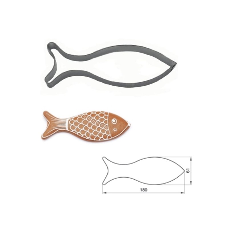 Fish Cookie Cutter, 18cm