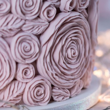 Rosen Cake Design Silikonprägeform - Ruffled Roses Karen Davies