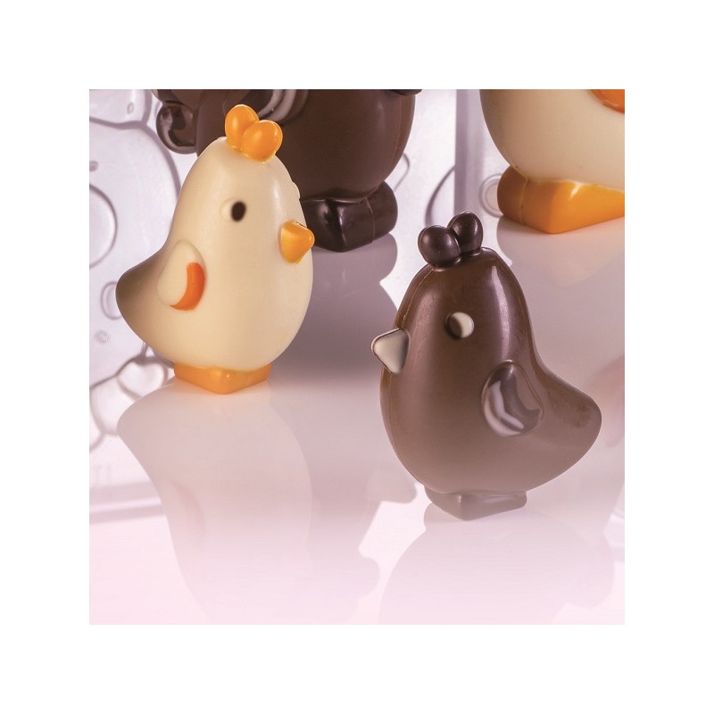 Martellato Chick Chocolate Mould magnetic