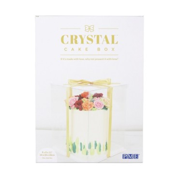 25cm Tortenbox Crystal von PME CCB10