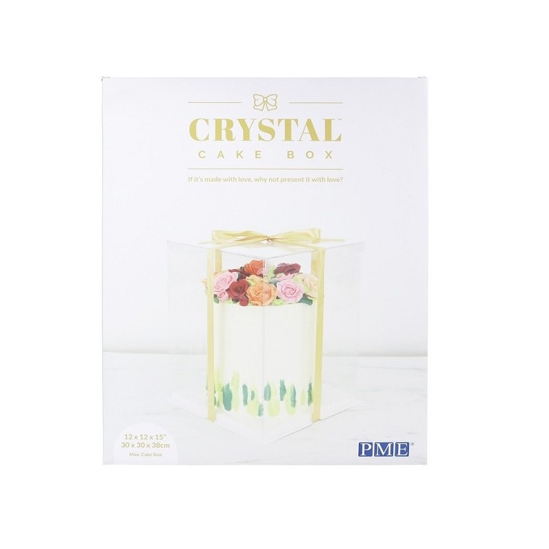 PME Crystal Cake Box 30x30x38cm