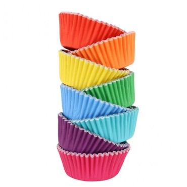 PME Baking Cups Rainbow Colour pk/100