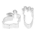 Dr. Oetker Easter Bunny & Carrot Cookie Cutter Set, 2 pcs