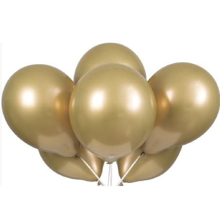 Ballons Platinum Gold, 6 Stück