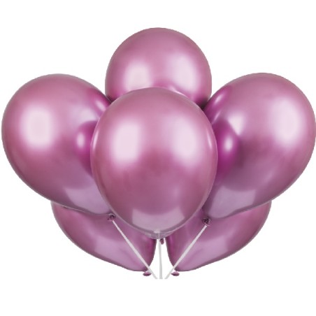 Balloons Platinum Pink, 6 pcs