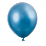 Unique Party Platinum Luftballons Blau, 6 Stück