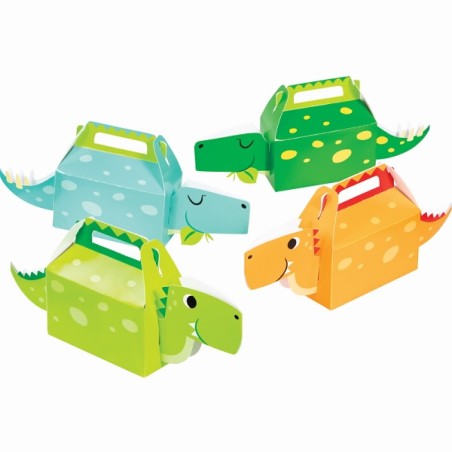 Dinosaurier Partyboxen - Mitgebselschachteln Dinosaurier 346445