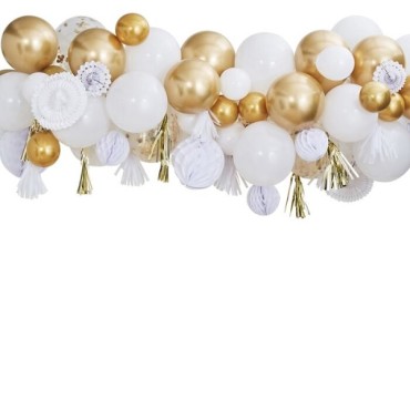 Ginger Ray Balloon Garland with Honeycombs & Fan MIX-226