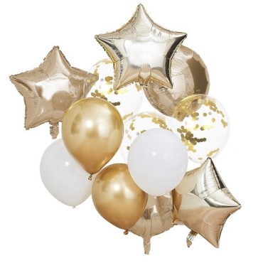 Gold Balloon Bouquet Ginger Ray Mix it Up MIX-233