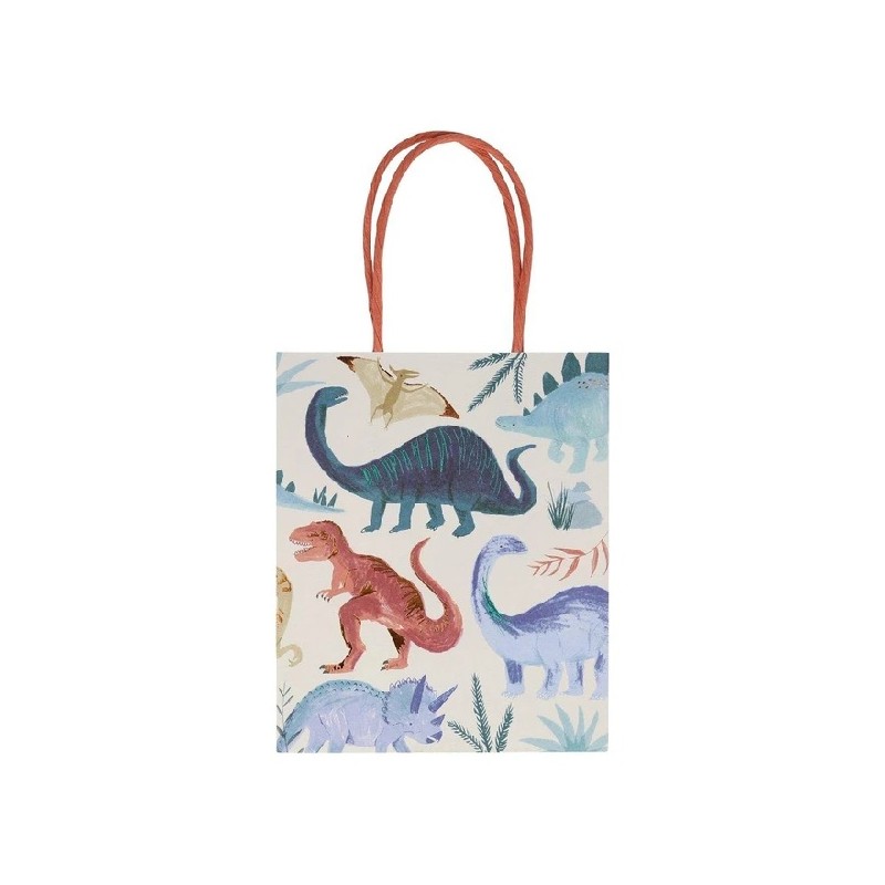 Meri Meri Dinosaur Kingdom Treat Bags, 8 pcs