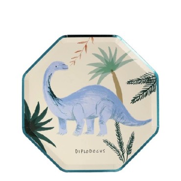 Dinosaur Kingdom Plates, Meri Meri