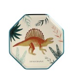 Meri Meri Dinosaur Kingdom Plates, 8 pcscs