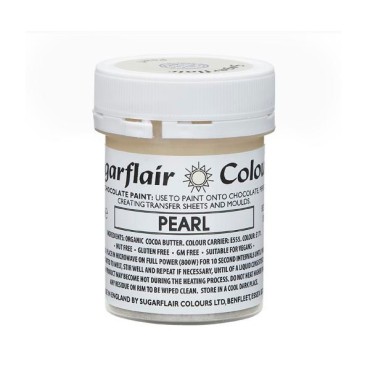 Edible Chocolate Paint Pearl - Sugarflair Colours C502