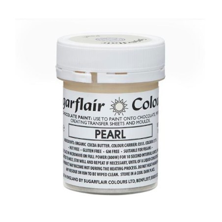 Edible Chocolate Paint Pearl - Sugarflair Colours C502