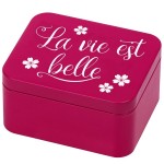 Birkmann Granita Tin Box La vie est belle - 10x12x6cm