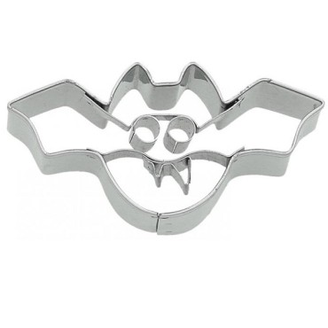 Bat Cookie Cutter with imprint - Halloween Cookie Cutters