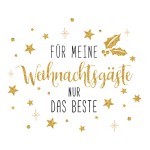 Atelier Designer Collection Napkins Weihnachtsgäste, 20 pcs