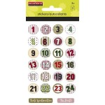 Adventkalender Sticker FÜR DICH 1-24 (3 Bogen)