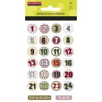 FÜR DICH Advent Calendar Sticker 1-24 (3 Sheets)